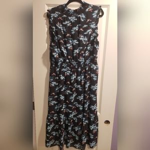 JCREW Dress - Floral Sleeveless. Size XXL